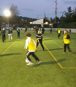 Players training at the United Education Center at Portland Athletic Club